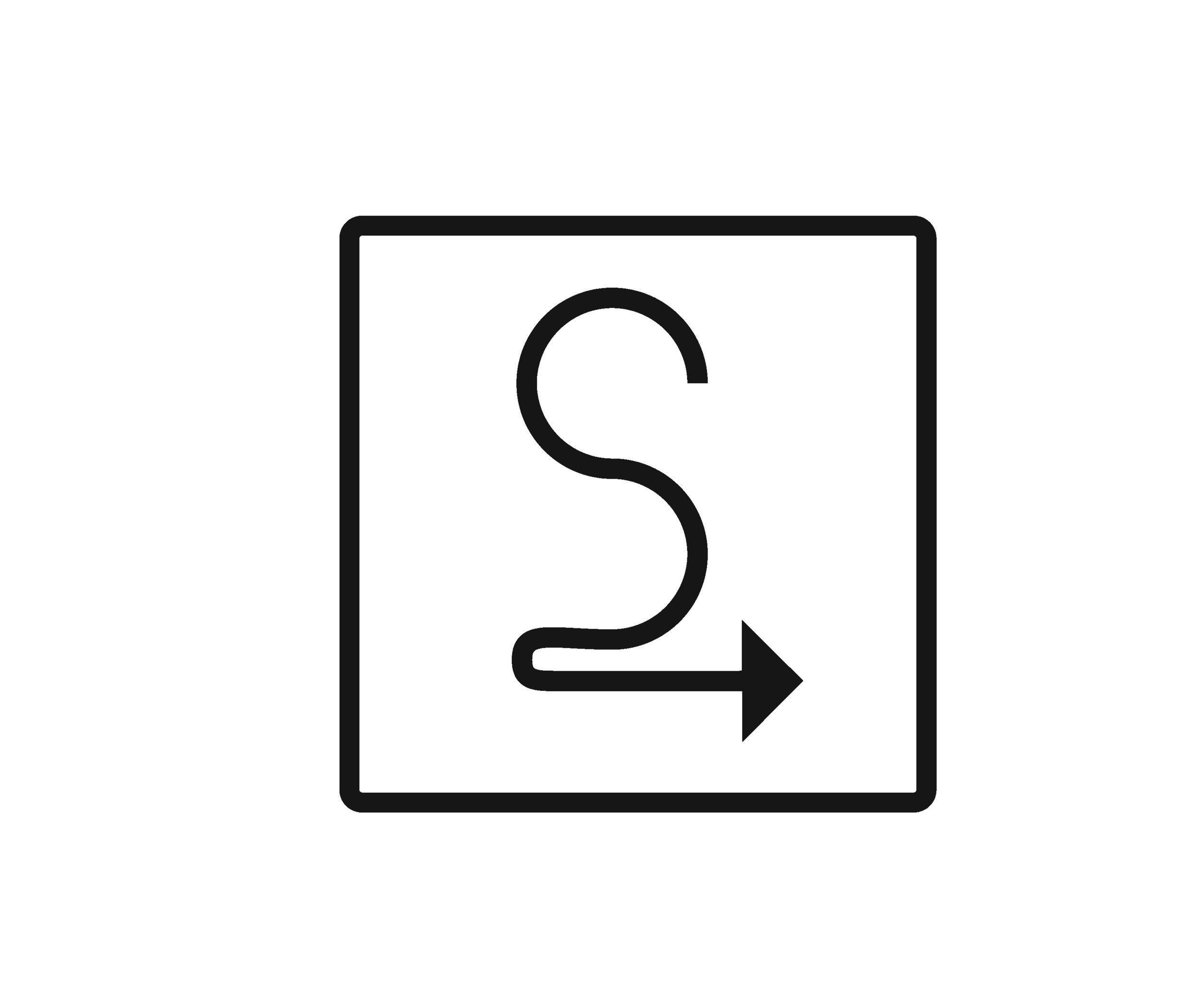 Stride Search identity logo concepts 2 arrow square