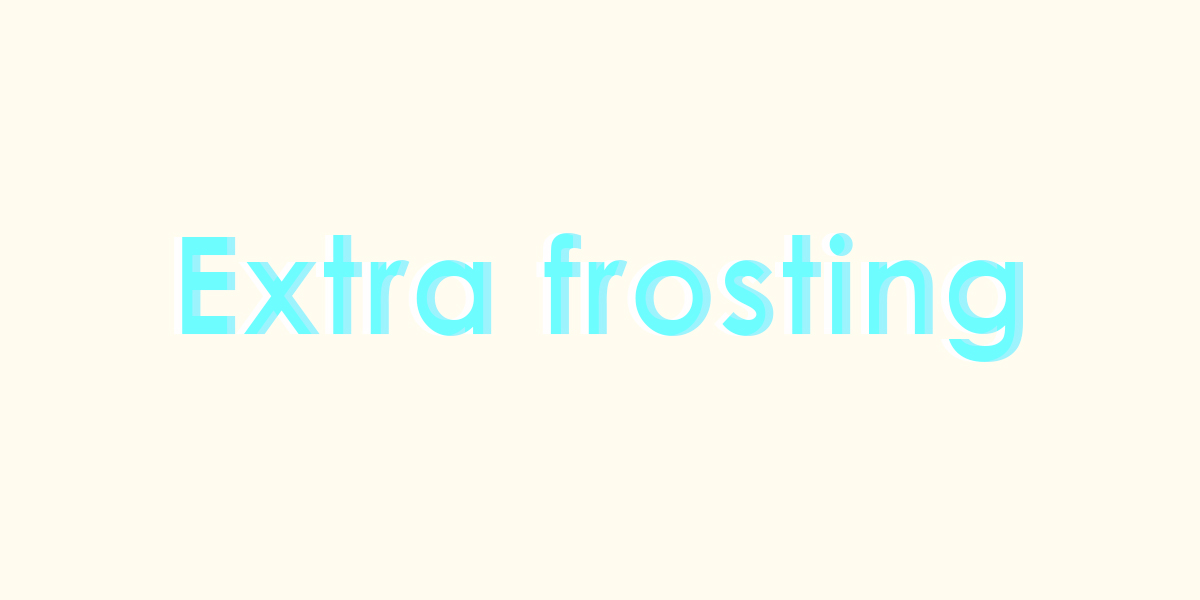 The extra work we put in for an identity system is all included with the frosting