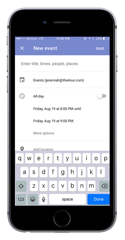 Mentor Application Calendar