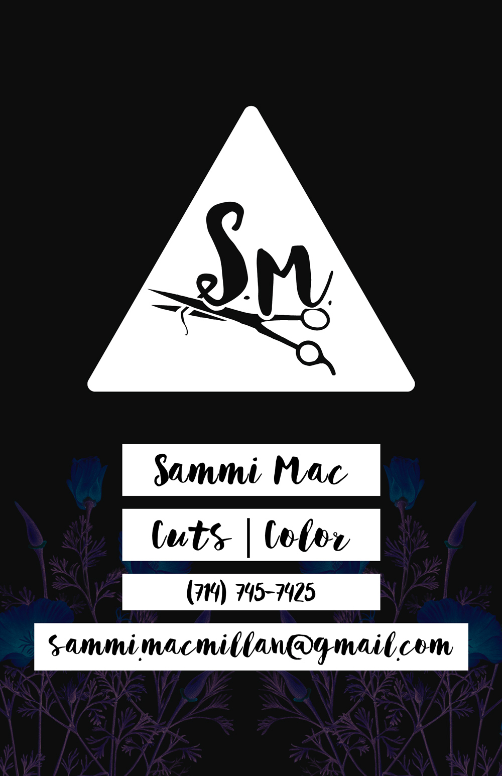 Sammi Mac Printed Flier Back