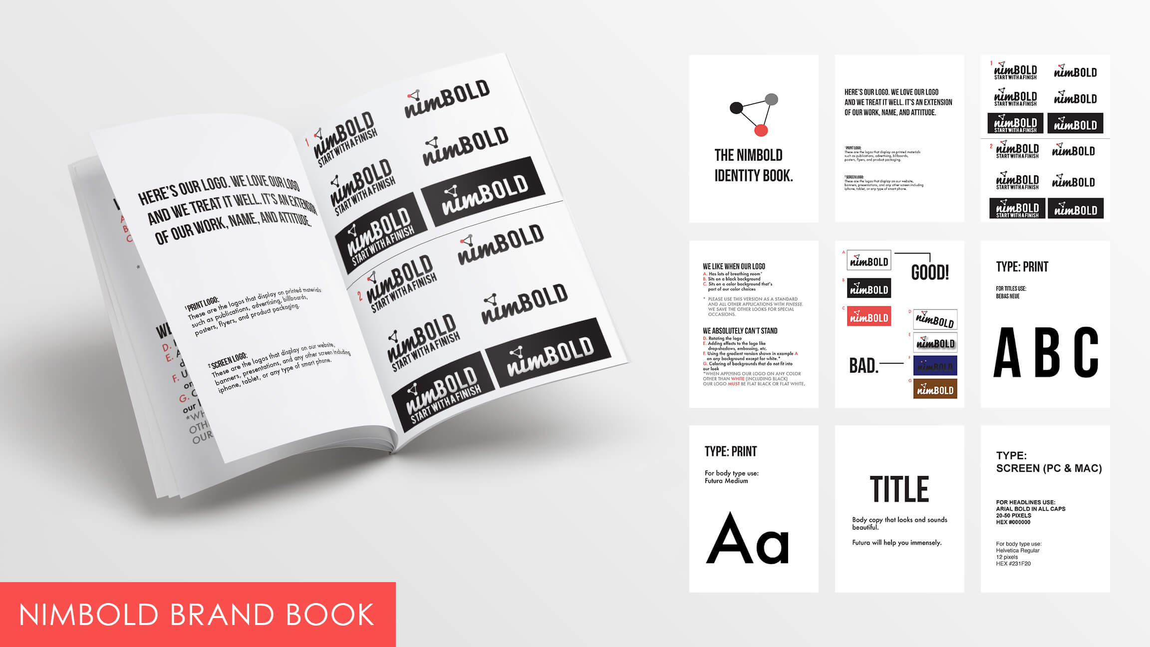 Photo Credit: The Four Design, Nimbold Identity System