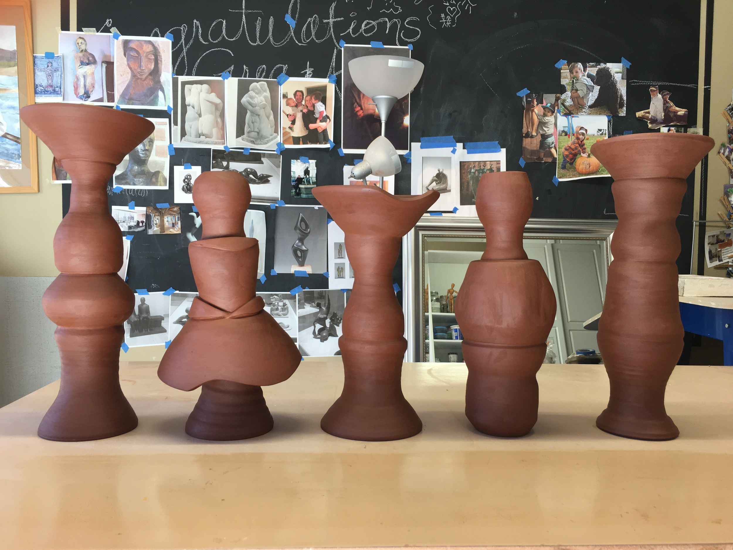 WHEEL THROWN VESSELS