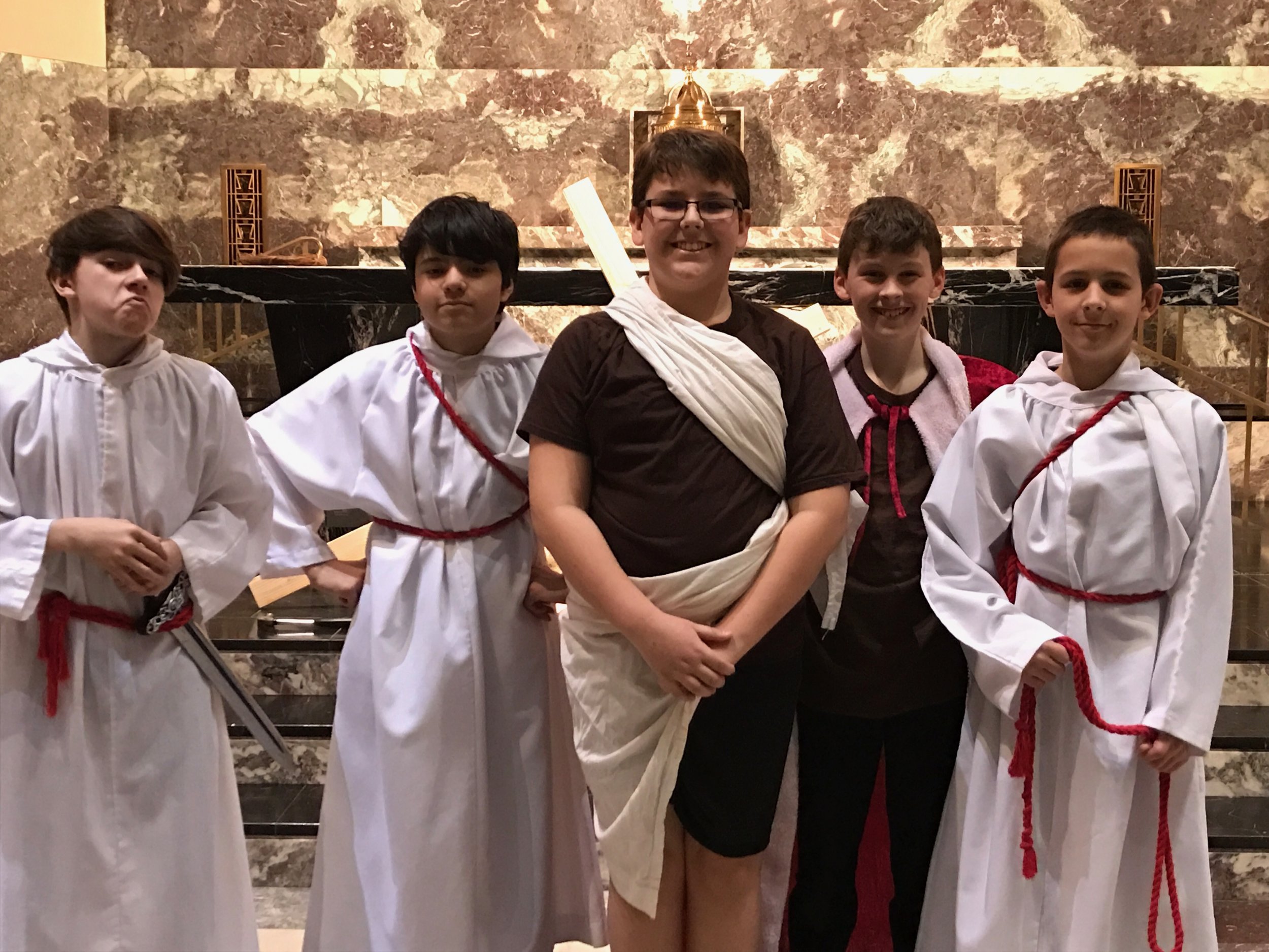 Our Live Stations of the Cross, presented by 7th grade North Campus
