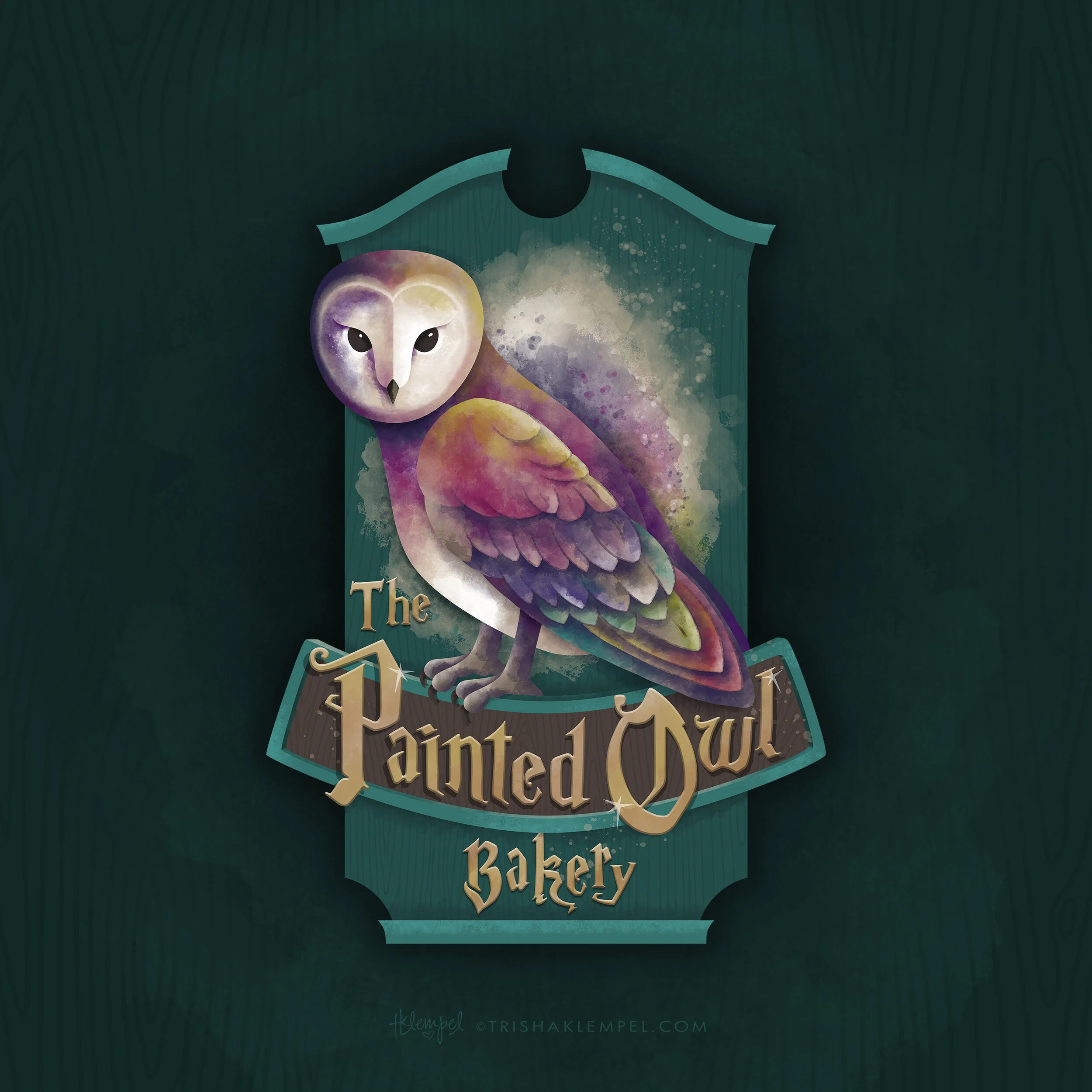 Logo by Trisha Klempel - The Painted Owl