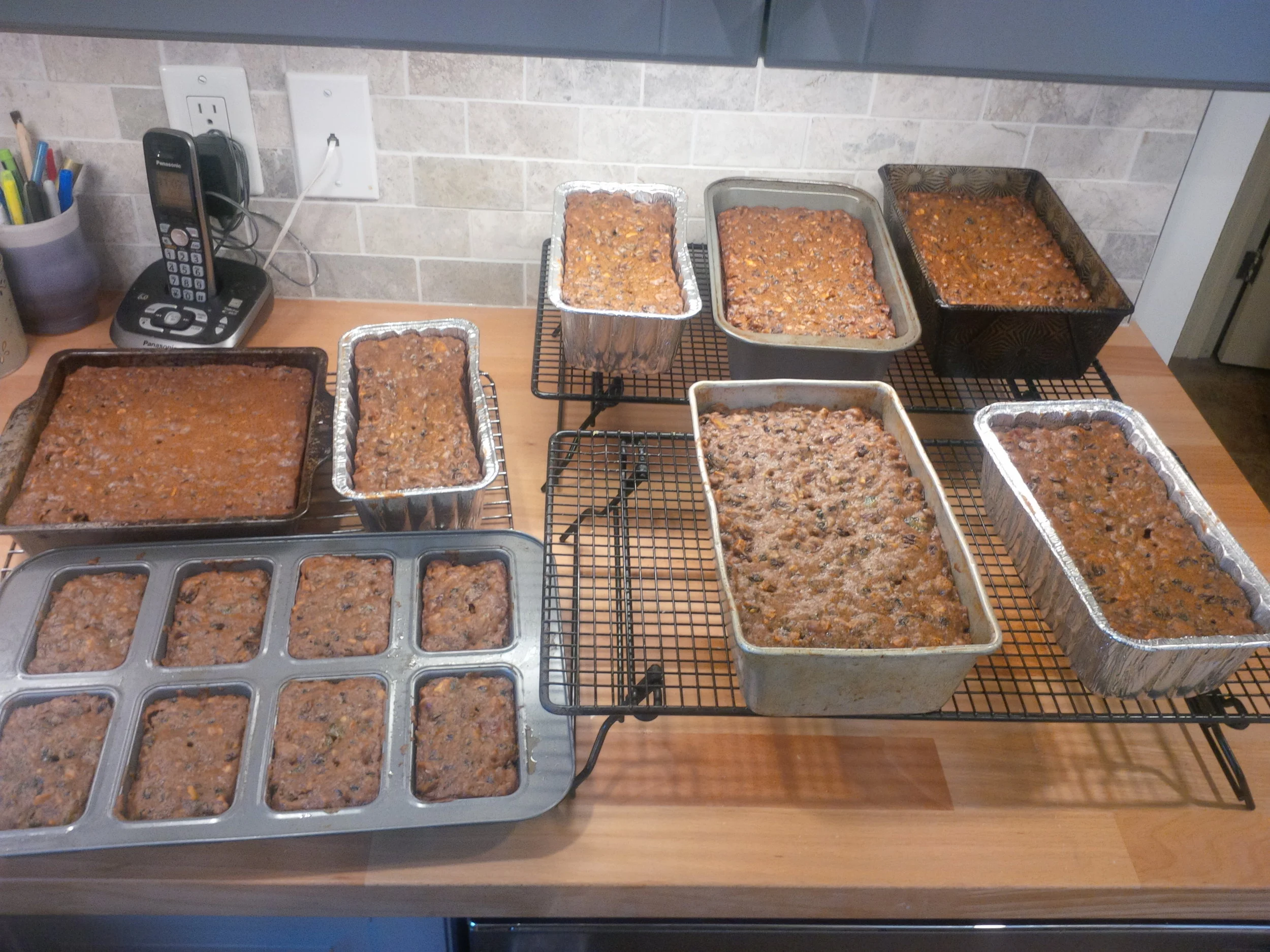 After baking. Hello gorgeous!