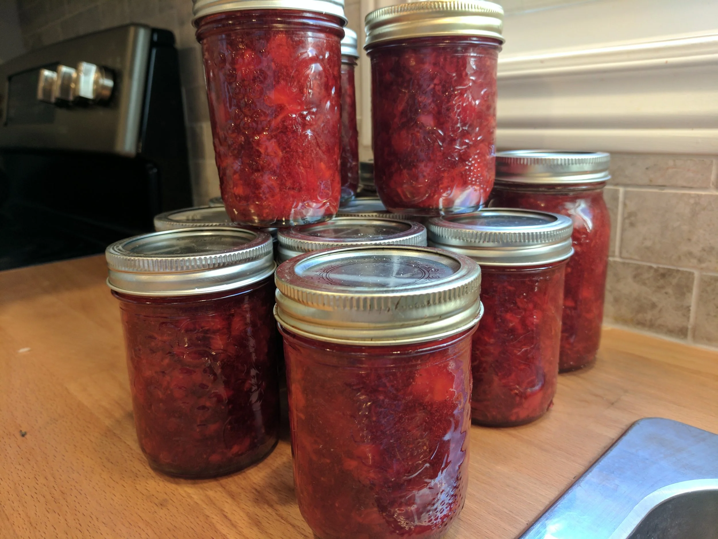 Strawberry Balsamic Jam My Little Corner