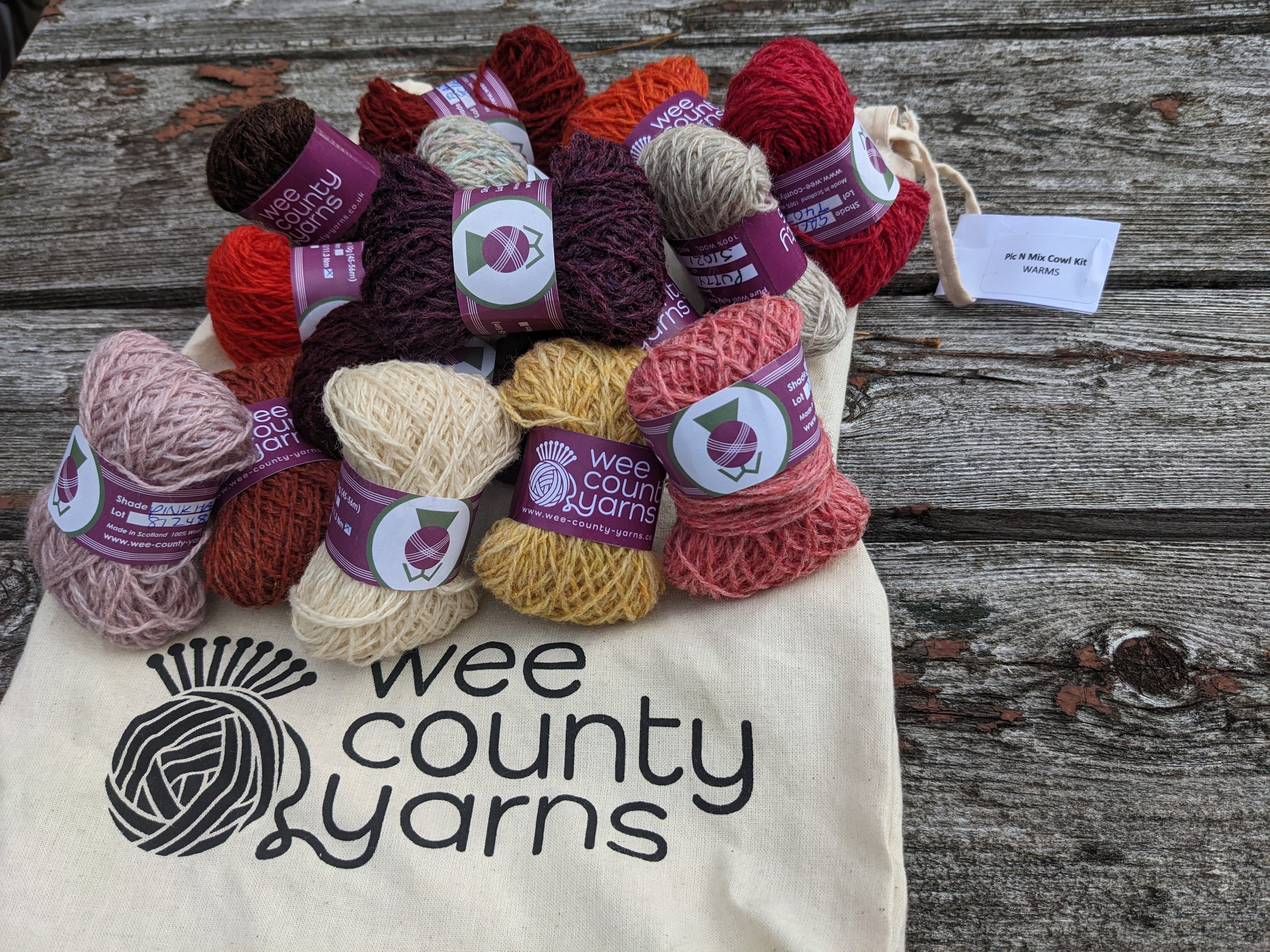 Lion Brand Yarn - 24/7 Cotton - 6 Skein Assortment (Autumn) – Craft Bunch