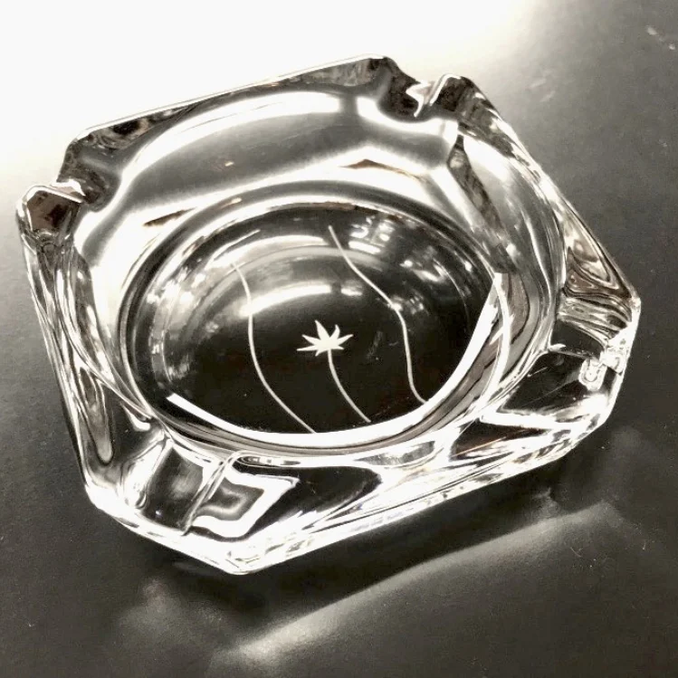 The PussyWeed™ glass ashtray is a classic