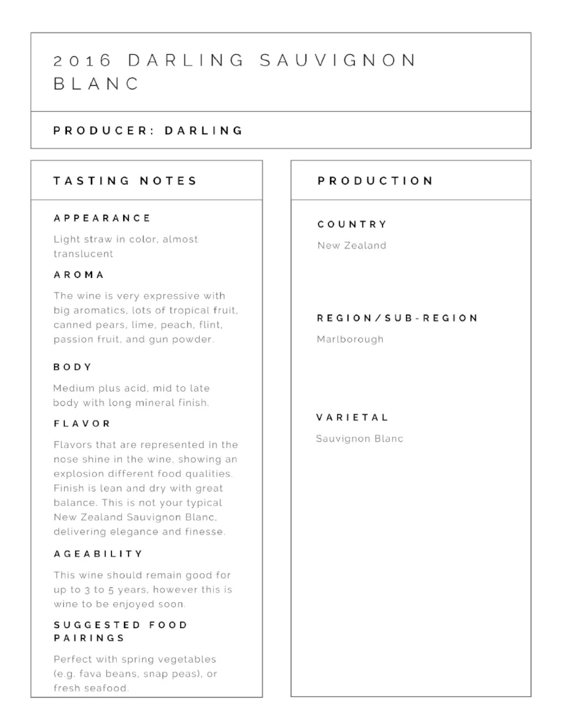 For further information on this wine, please visit: http://www.thedarlingwines.com/