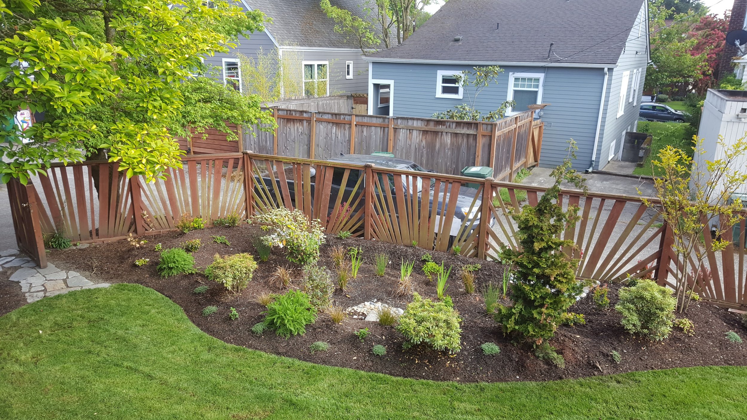 Seattle Rainwise Rebate rain garden