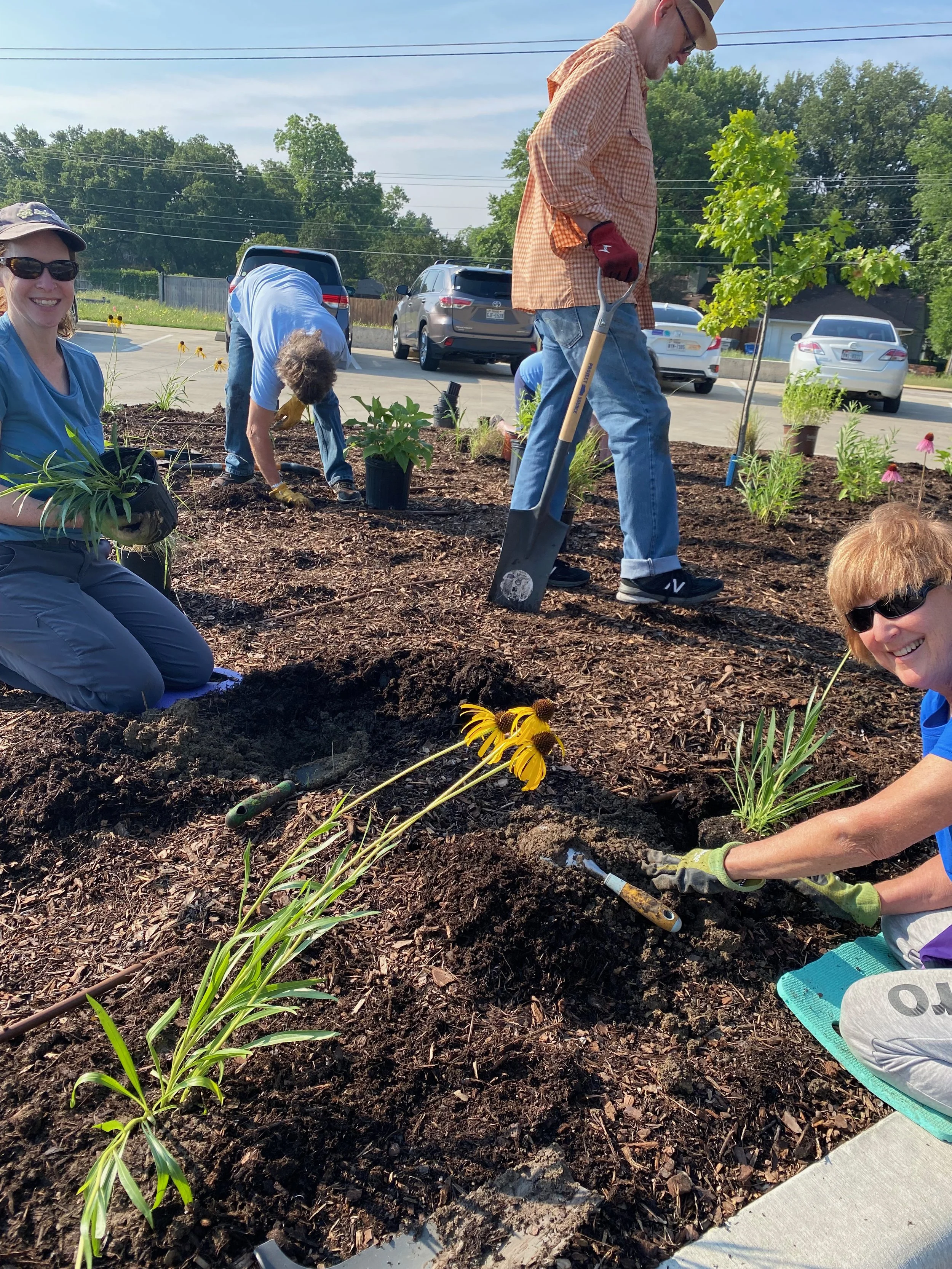 Weeding at St Michaels