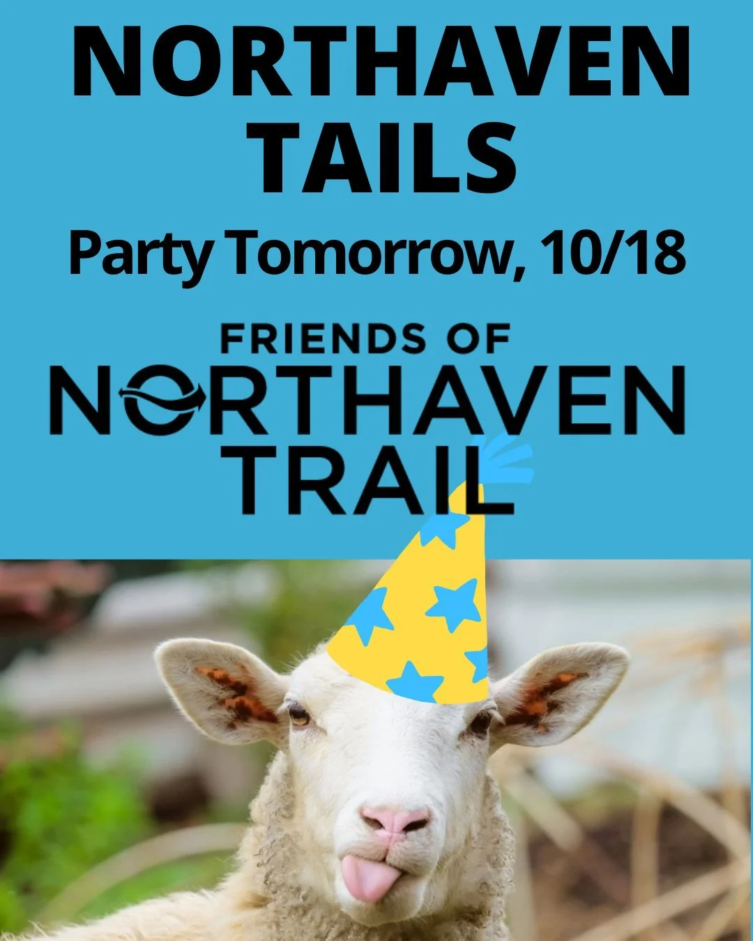Calling All Party Animals: Join us Saturday, 10/18 from 1:00-4:00pm for a celebration of the herd. We'll have fun photo ops and activities including making seed balls for the trail! Where the party will be is dependent on where the herd is so check o