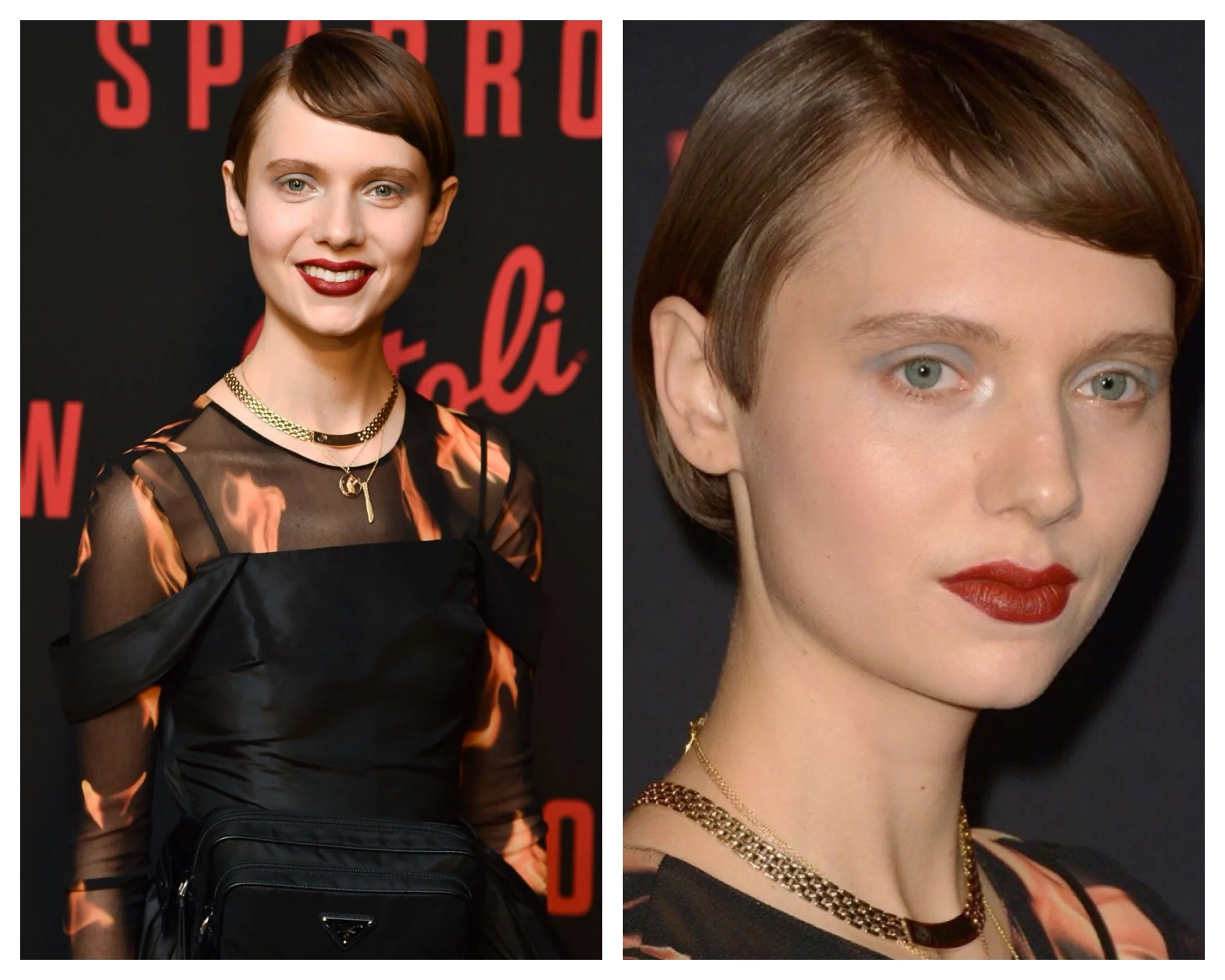 Sasha Frolova Red Sparrow Premier Using Dior Beauty Colleenrunne Com