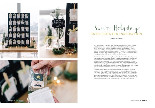 Mingle Magazine: Sweet Holiday