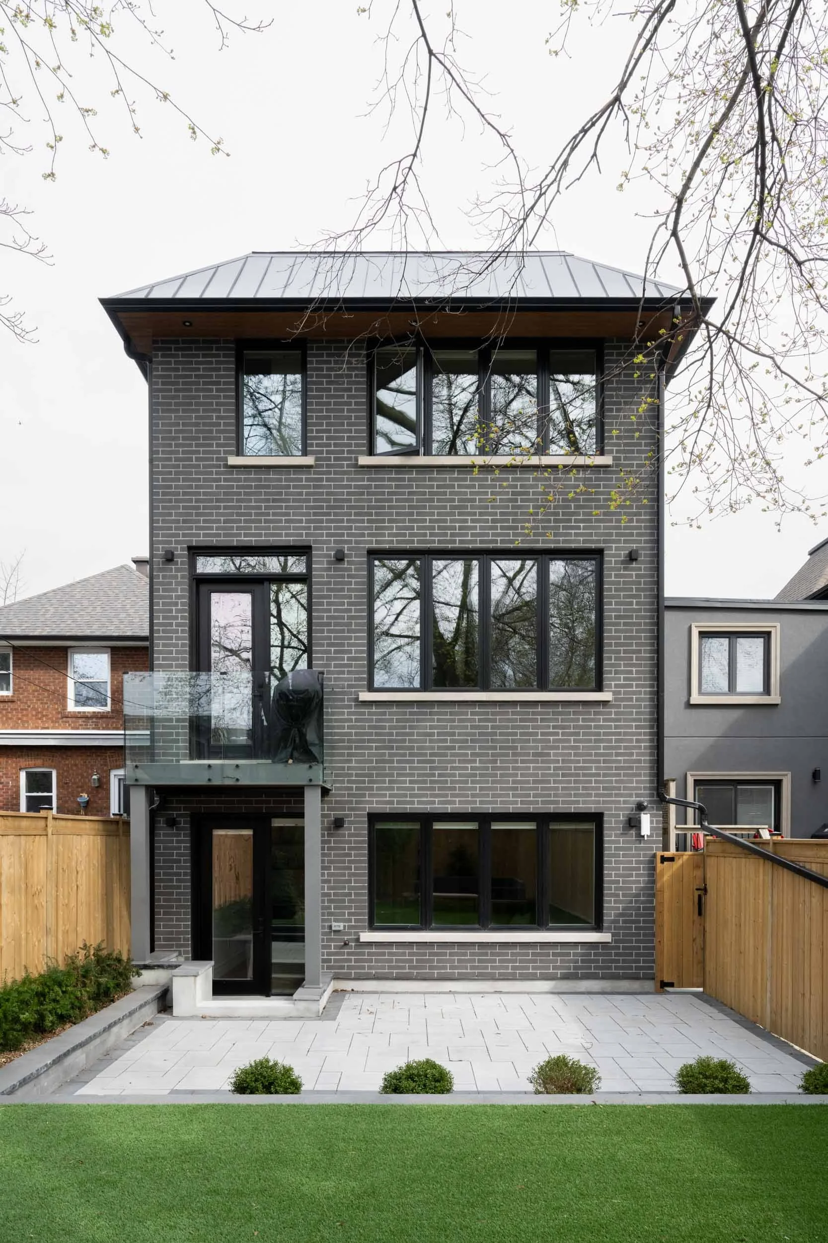 Full home rebuild: Backyard and exterior