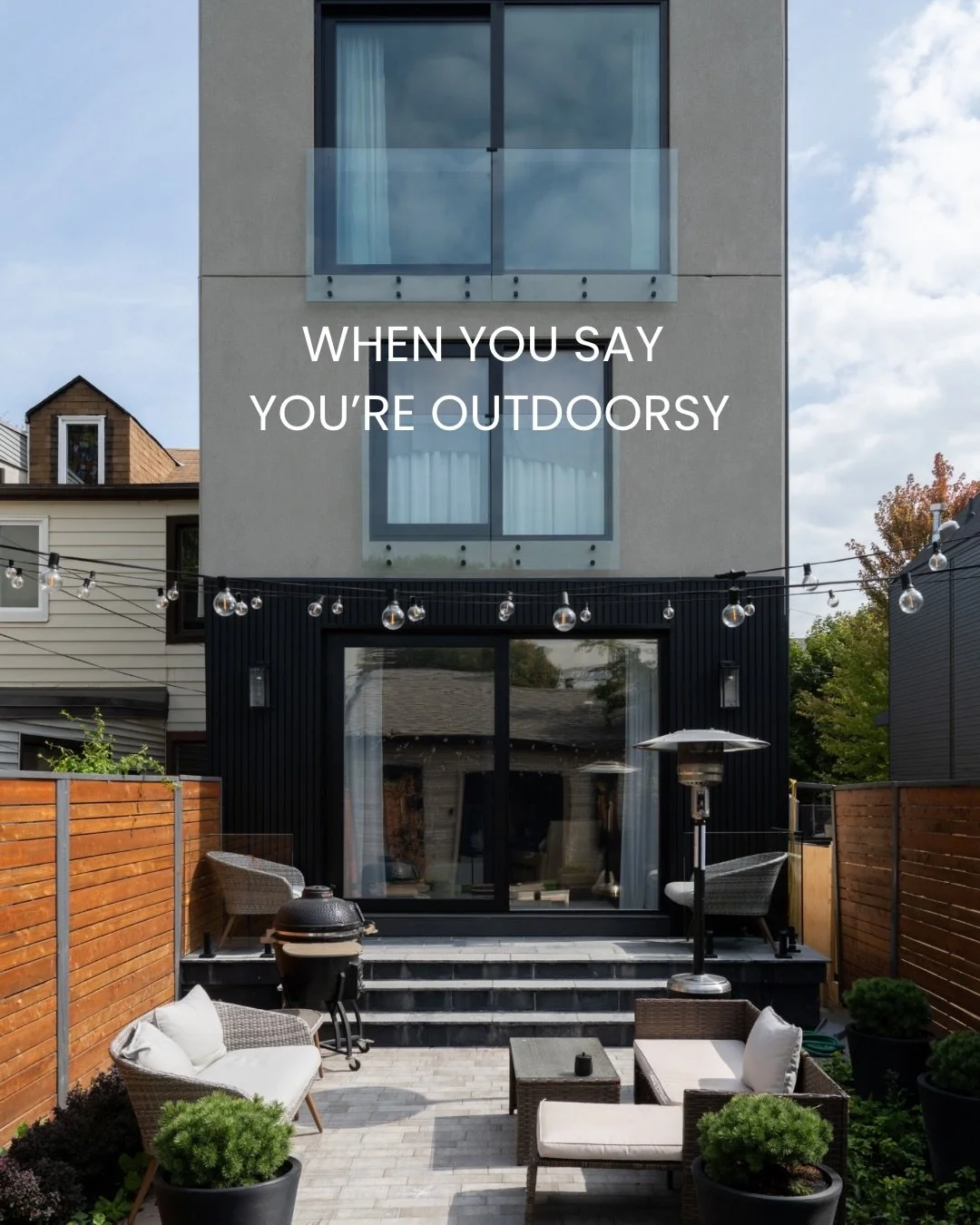 I don&rsquo;t see a problem with that 🤭 Who else is ready for outdoor season because I am

Build: @alairhomes.toronto
Designers: @mirellegoreninteriors, @juliablackdesign 
Architects: @torontohouselab, Moote Architect
Photography: @janetkwan

#alair