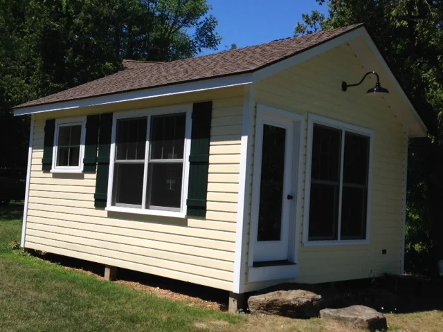 Exterior in the spring