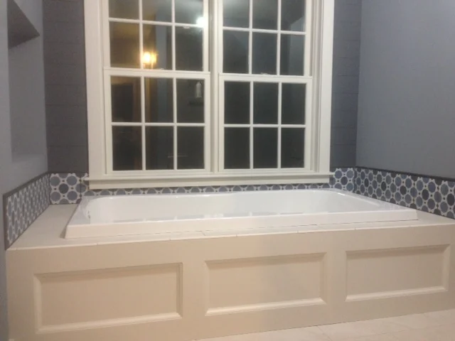  Finished tub area on second story west side of house 