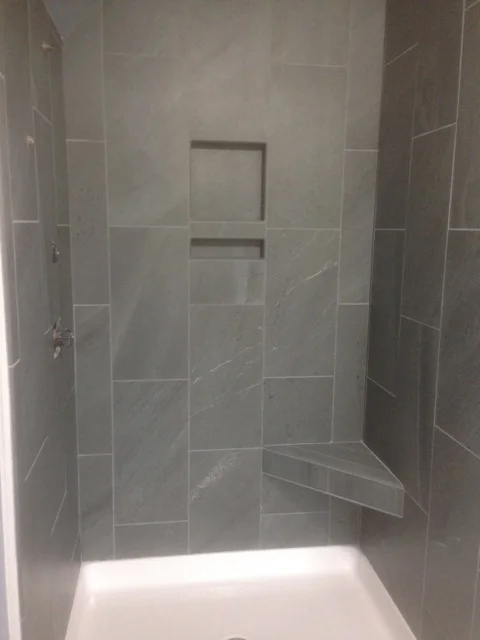  Custom tile shower 