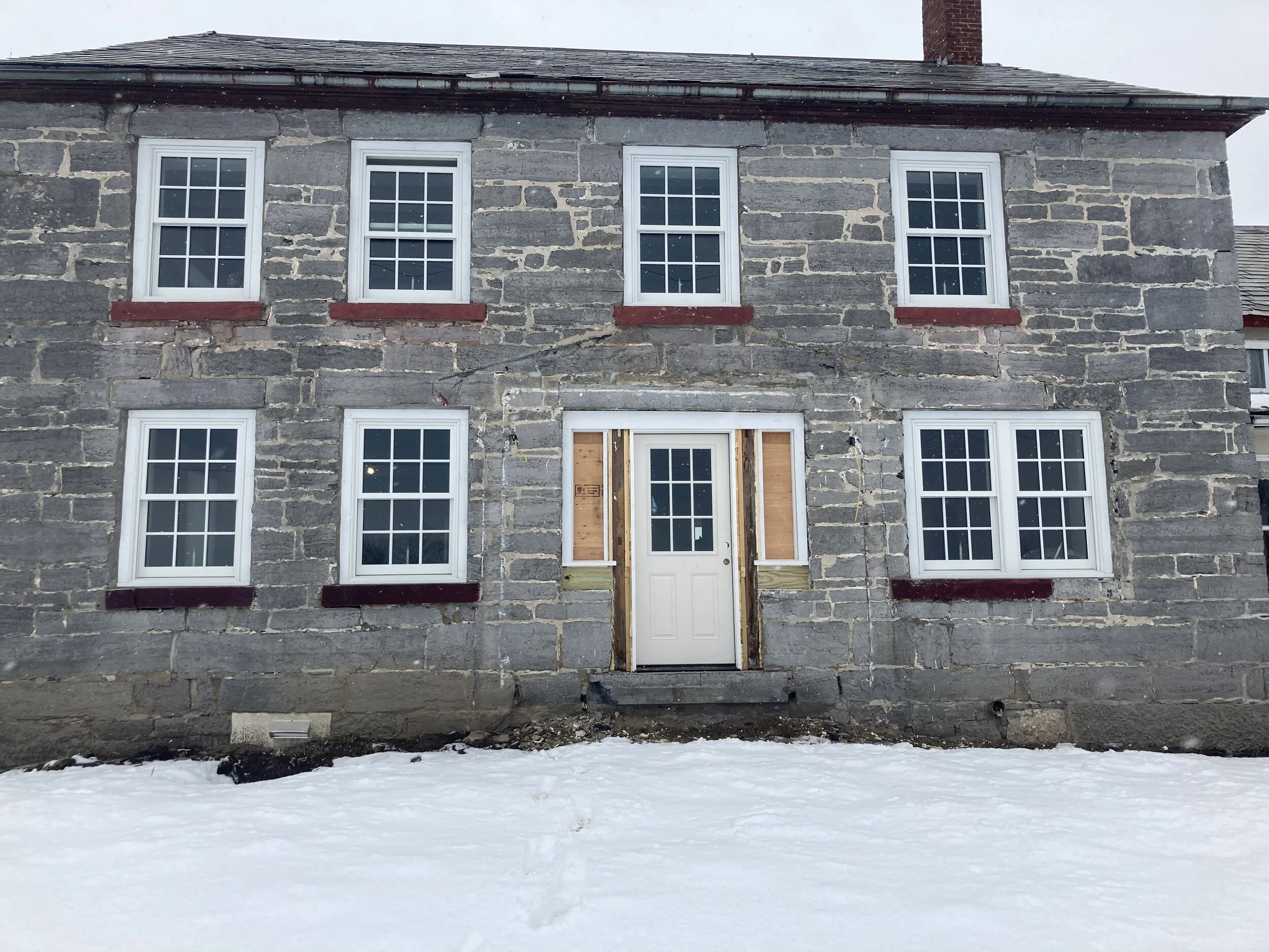  New energy-star windows and doors, high R-Value spray foam throughout and a HVAC heat pump system to bring this historic home up to modern efficiency standards. 