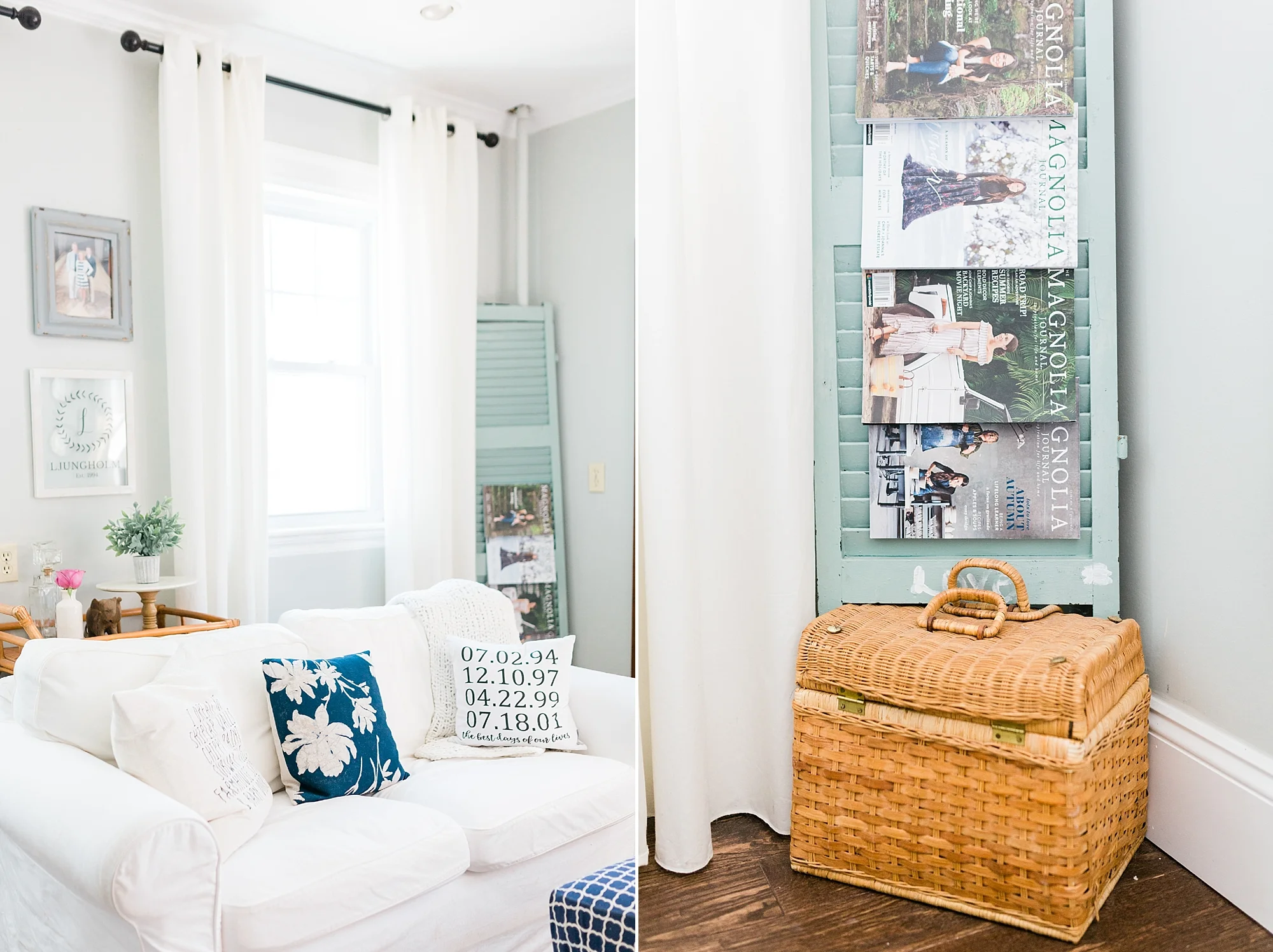 Living Room - Interior Design - New England Home - Madison Rae Photography