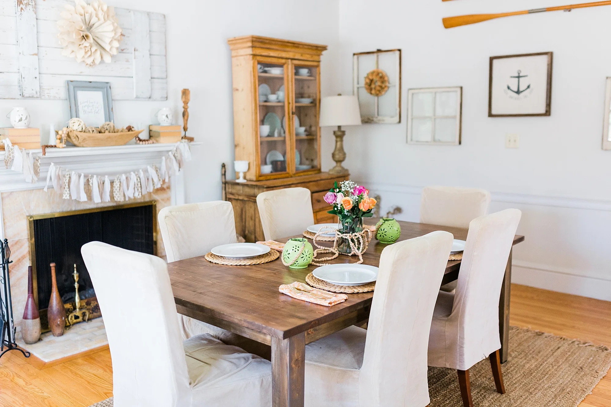 Dining Room - Interior Design - New Hampshire Home - Madison Rae Photography