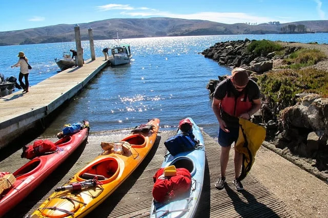 how to: kayak beach camp in tomales bay