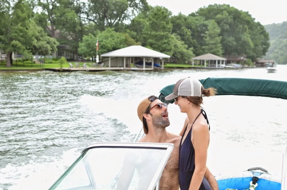 lake austin boat day with travel zoo 