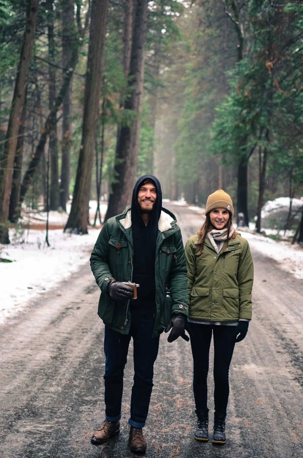 winter in yosemite national park 