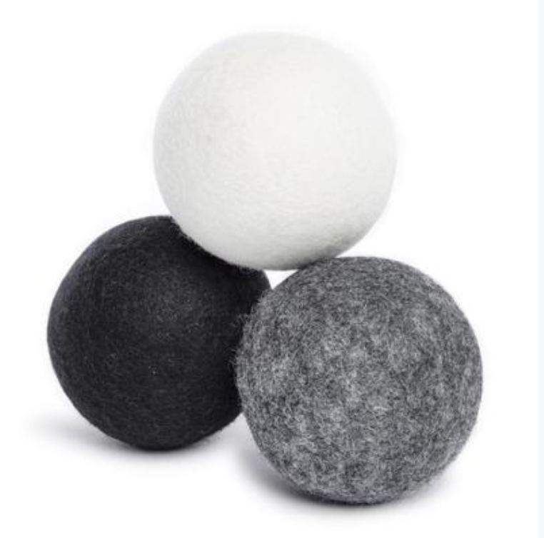 Wool dryer balls  [reduce dryer time &amp; conserve energy]