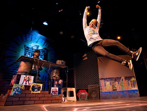Projection Designer and VJ for hip-hop based play written and performed by Paige Hernandez.