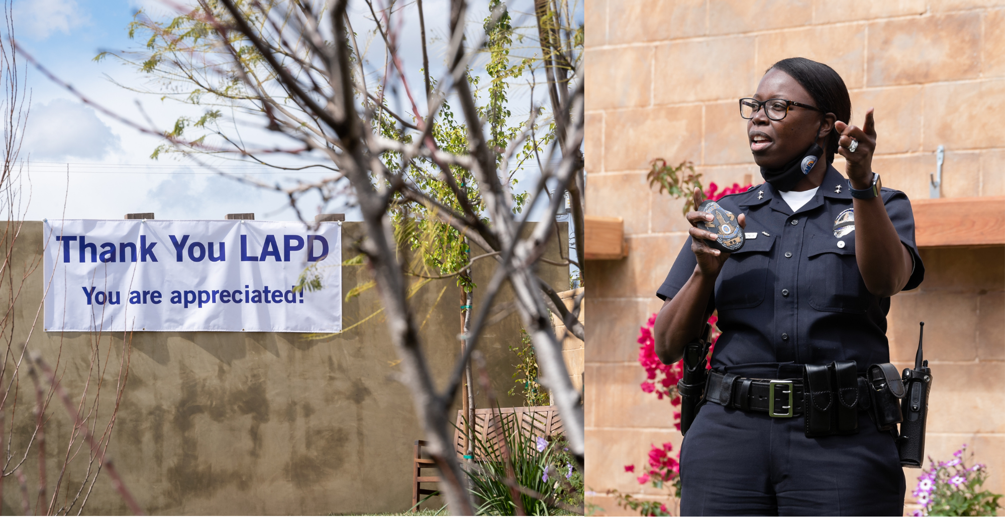 Deputy Chief Emada Tingirides speaking at Strive