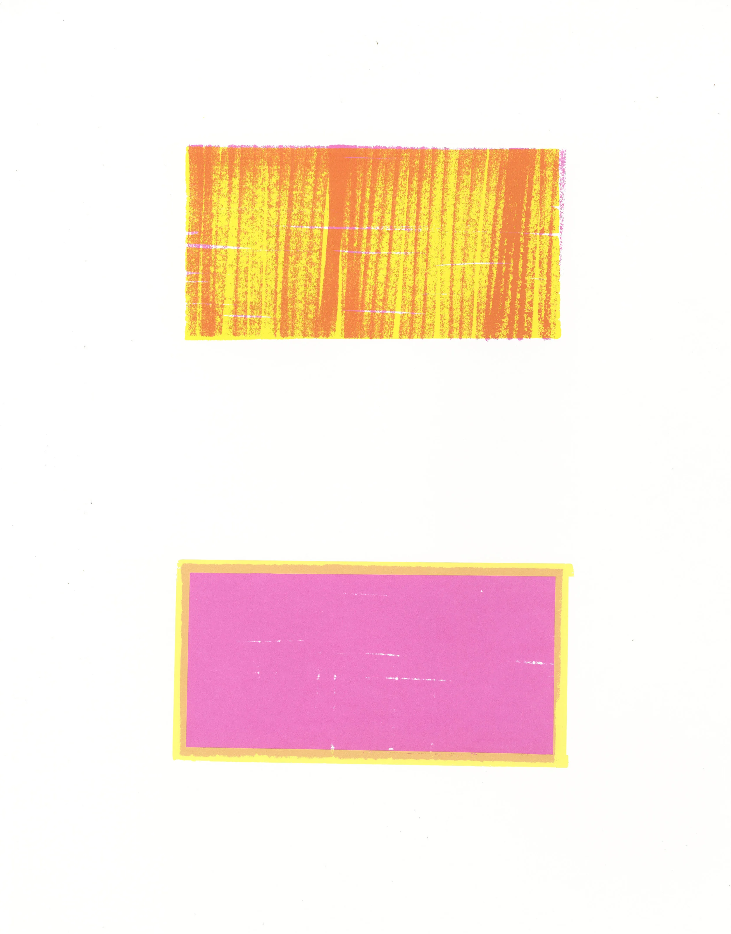 my, 2016, silkscreen, 18" x 12.5"
