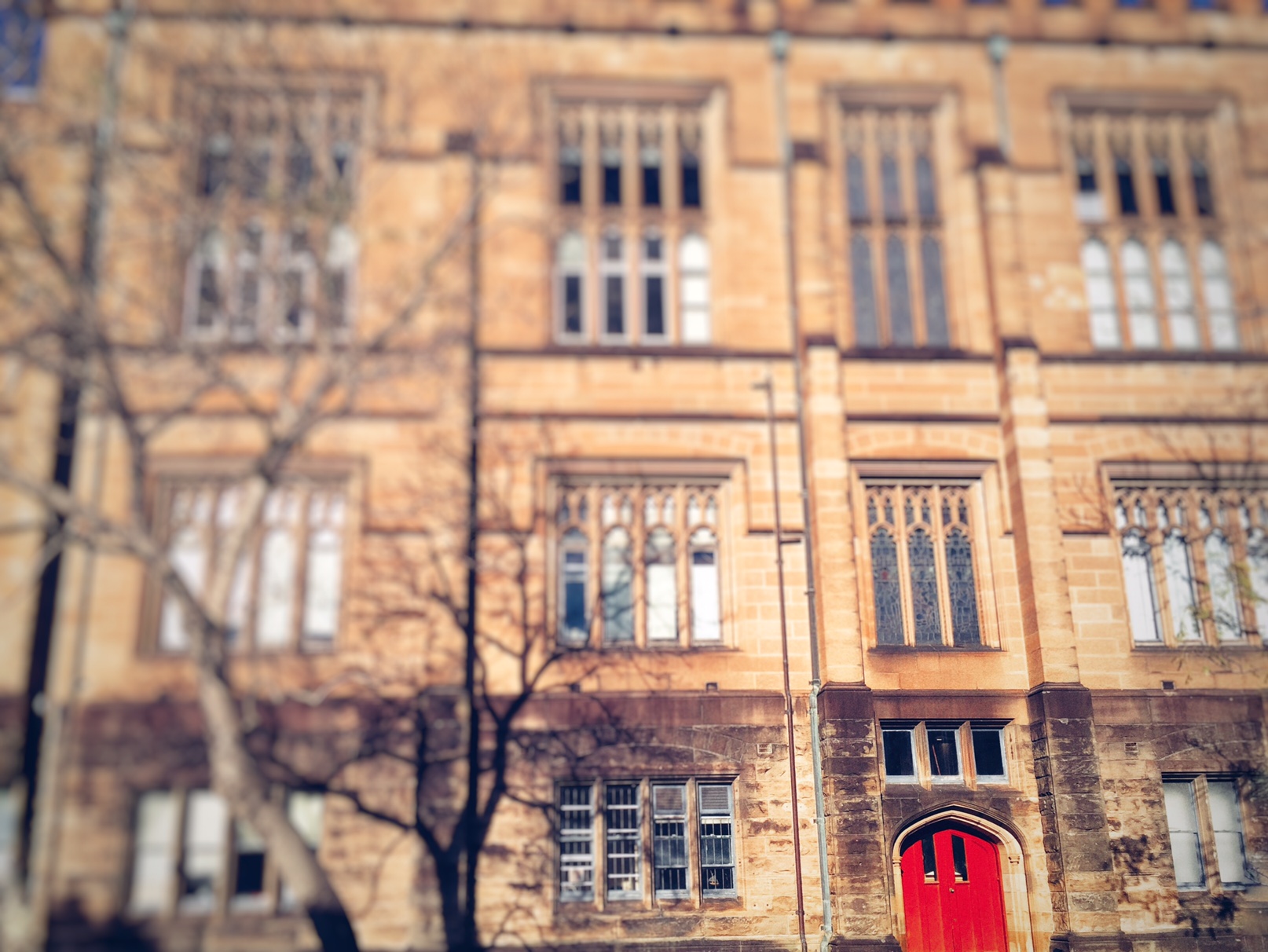 54. Red door