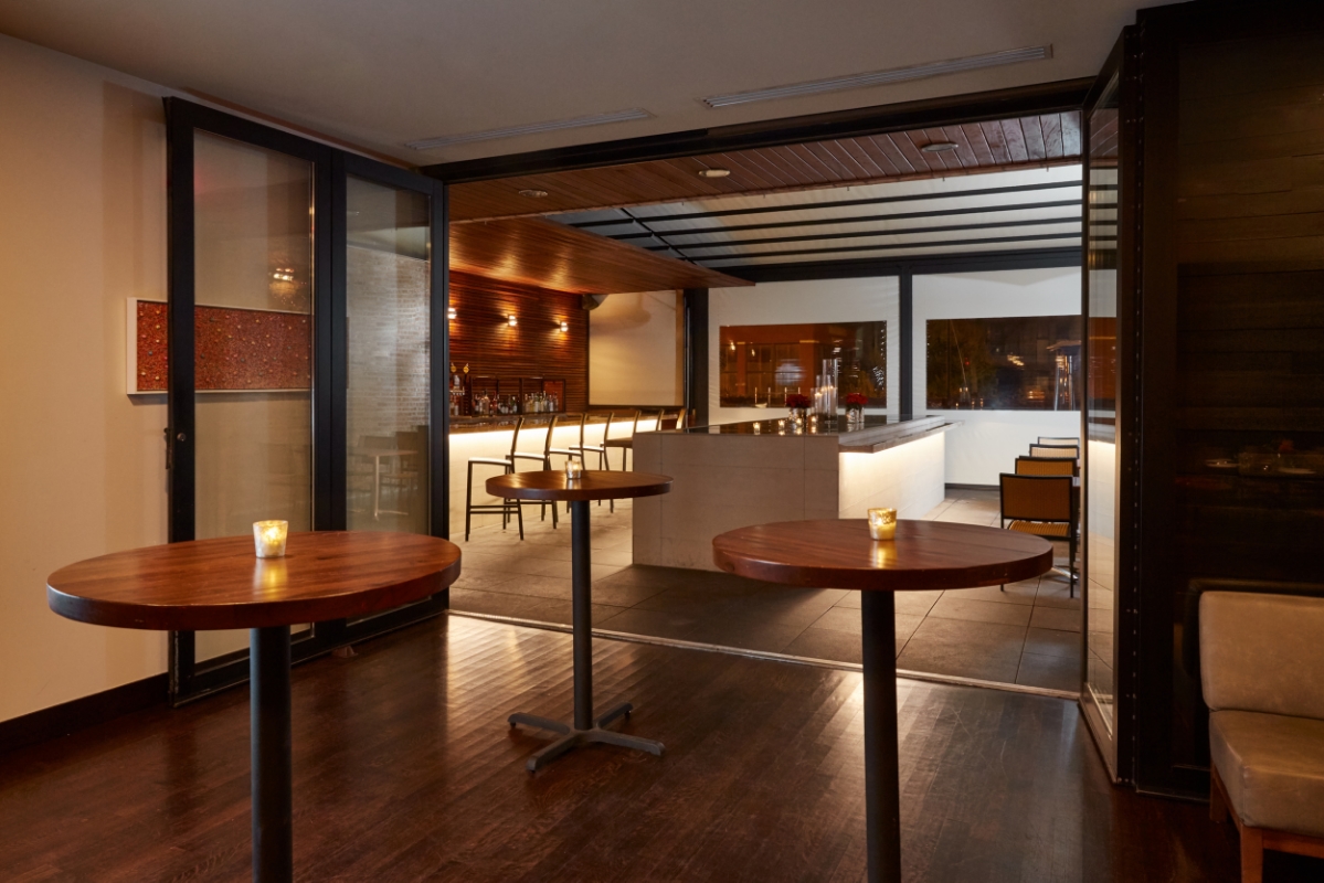 Private Dining Room + Enclosed Rooftop Terrace