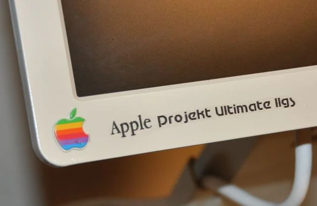 Custom Apple IIGS decals