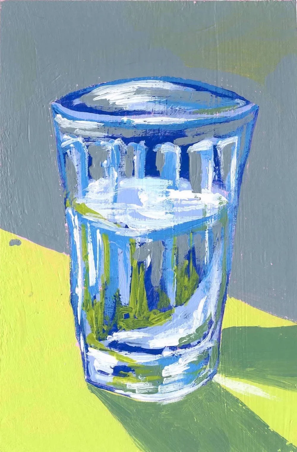  Acrylic on Paper, 4.5”x6” 