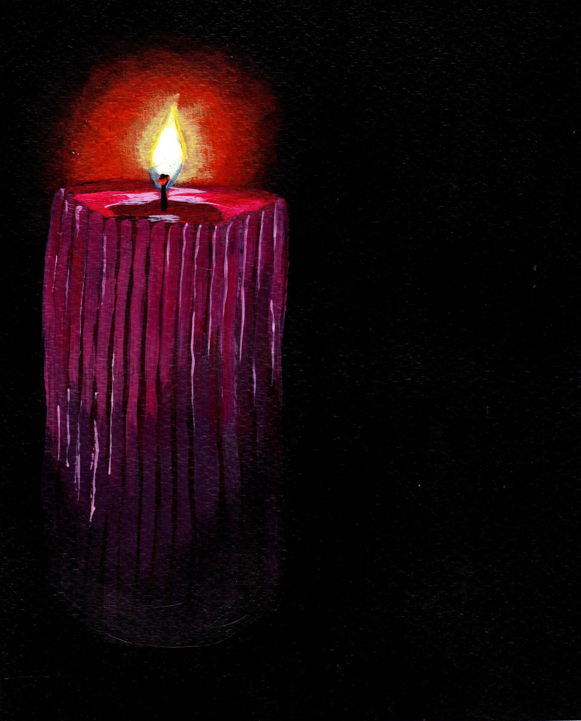 Acrylic on paper, 7.5”x9” 