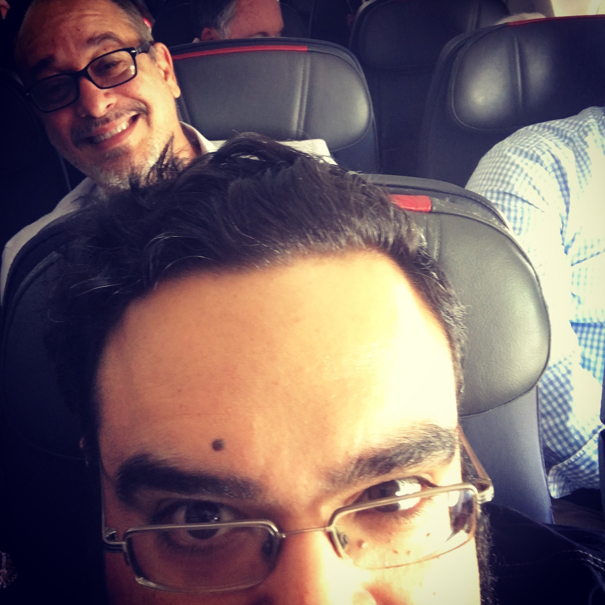 Because who the fuck else would fly to SDCC like in the middle seats?