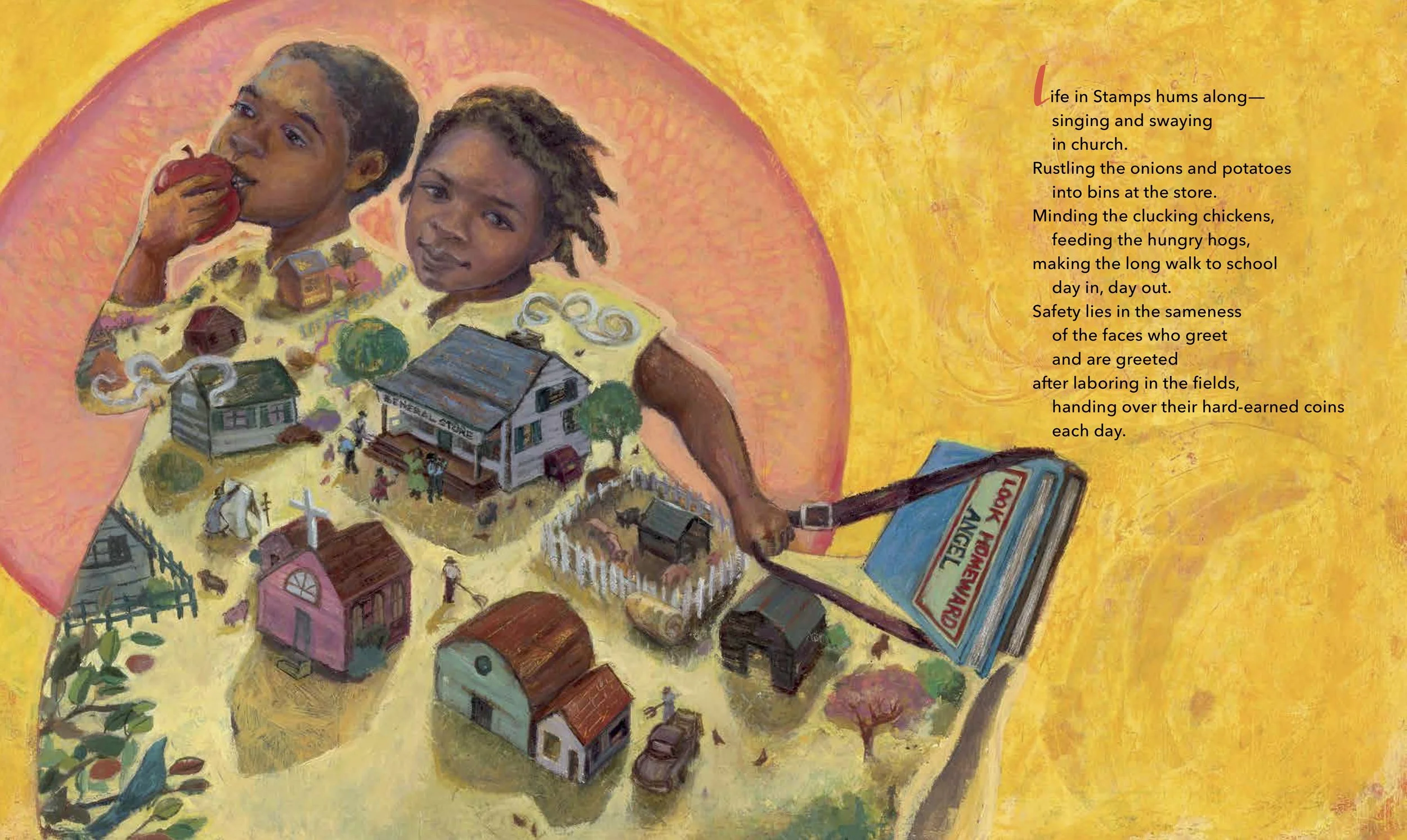 Rise! From Caged Bird to Poet of the People, Dr. Maya Angelou by Bethany Hegedus, illustrated by Tonya Engel (Lee & Lowe Books)
