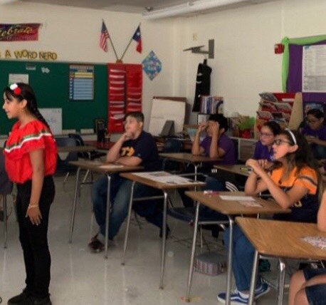 Students at a school in El Paso talking to the new friends they’ve made at South Georgia Elementary in Amarillo through the Kindred Spirits project. Thank you to both these schools for reaching out to each other. Friendship makes the world a better place, filled with hope and possibility! And thank you to teacher Christina Mier for supplying these photos.