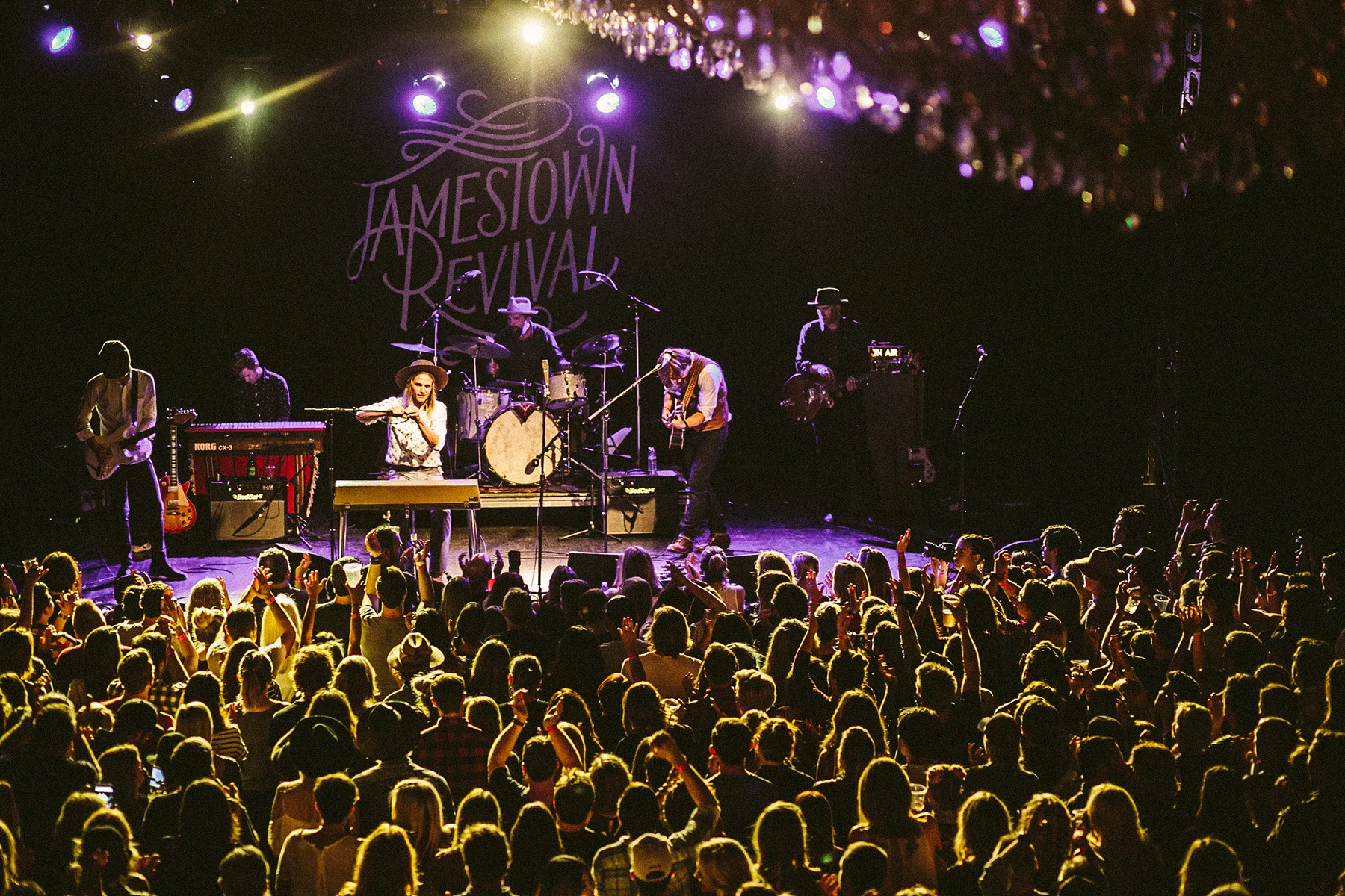 Jamestown Revival at El Rey Theatre in Los Angeles, CA.