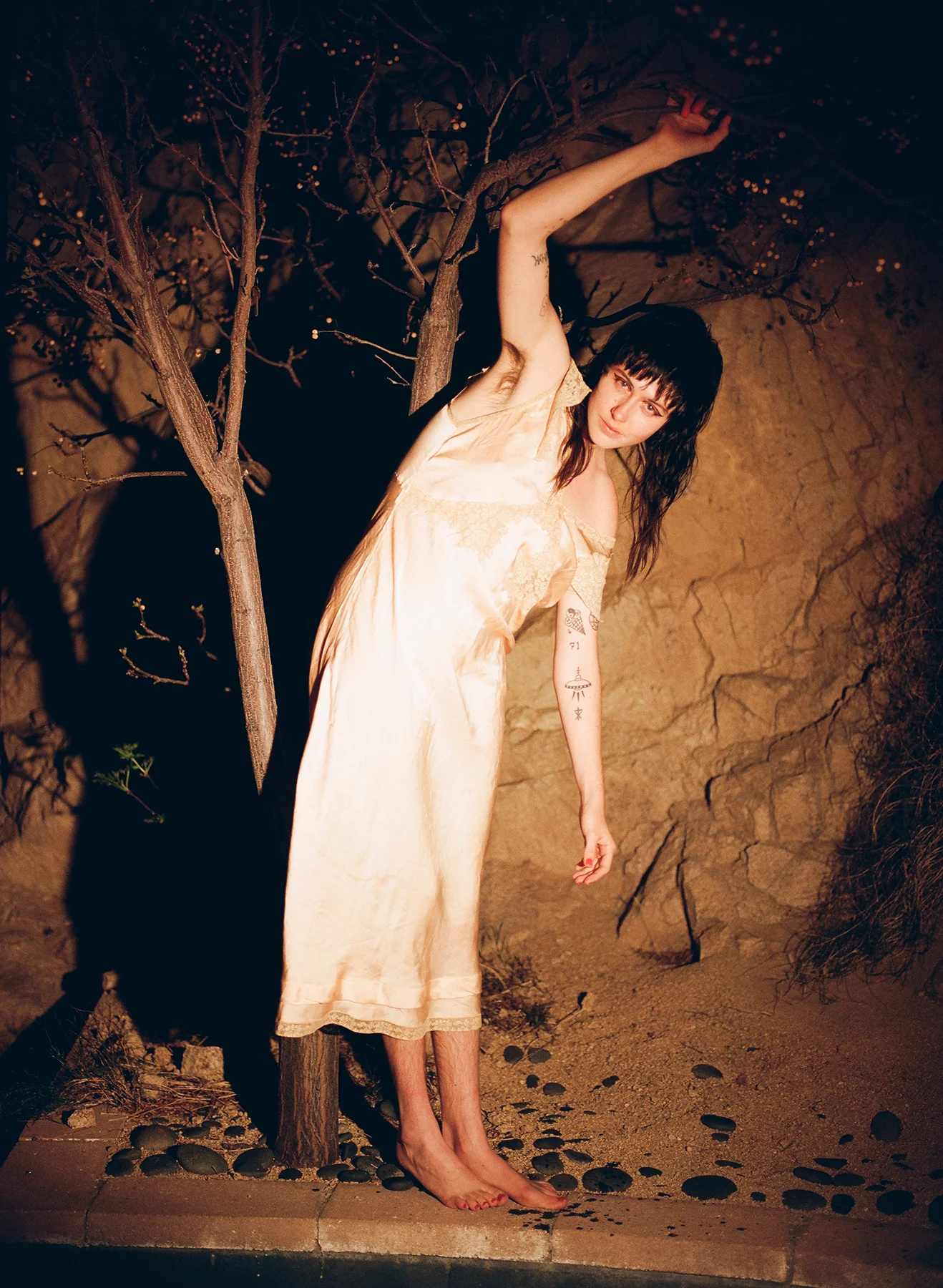 Dani of Surfbort photographed in Yucca Valley, CA in Mar. 2018.