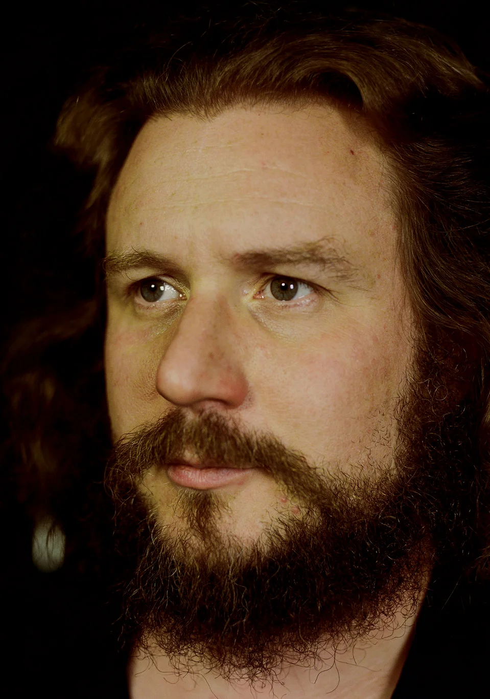 Jim James photographed at 64 Sound in Highland Park, CA in May 2018.