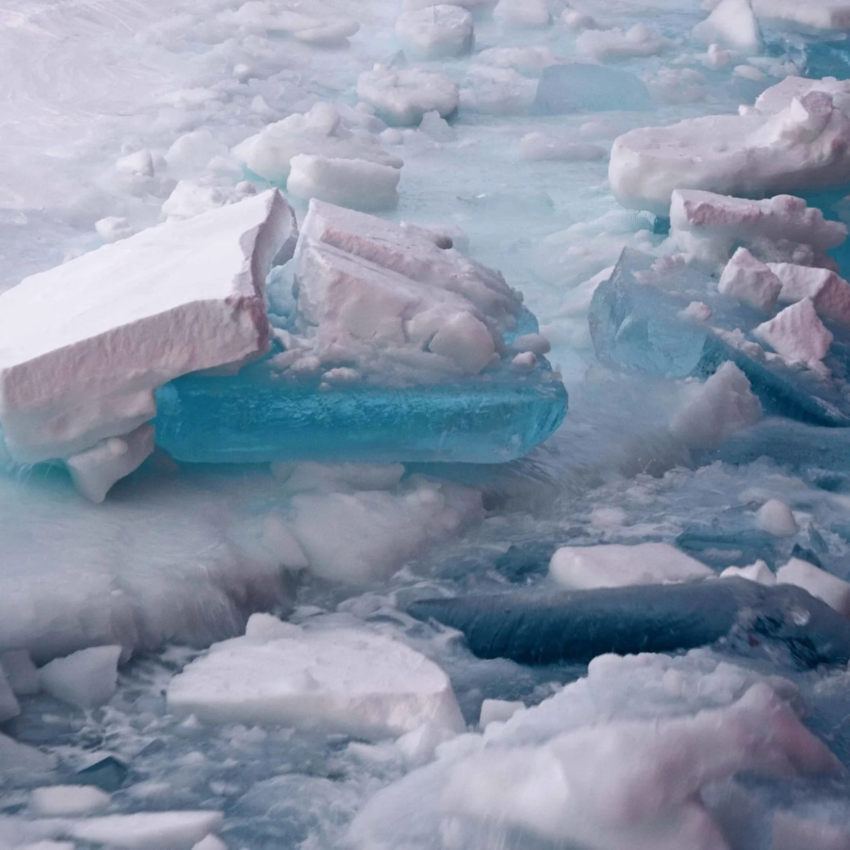 Icebreaker route... the Arctic