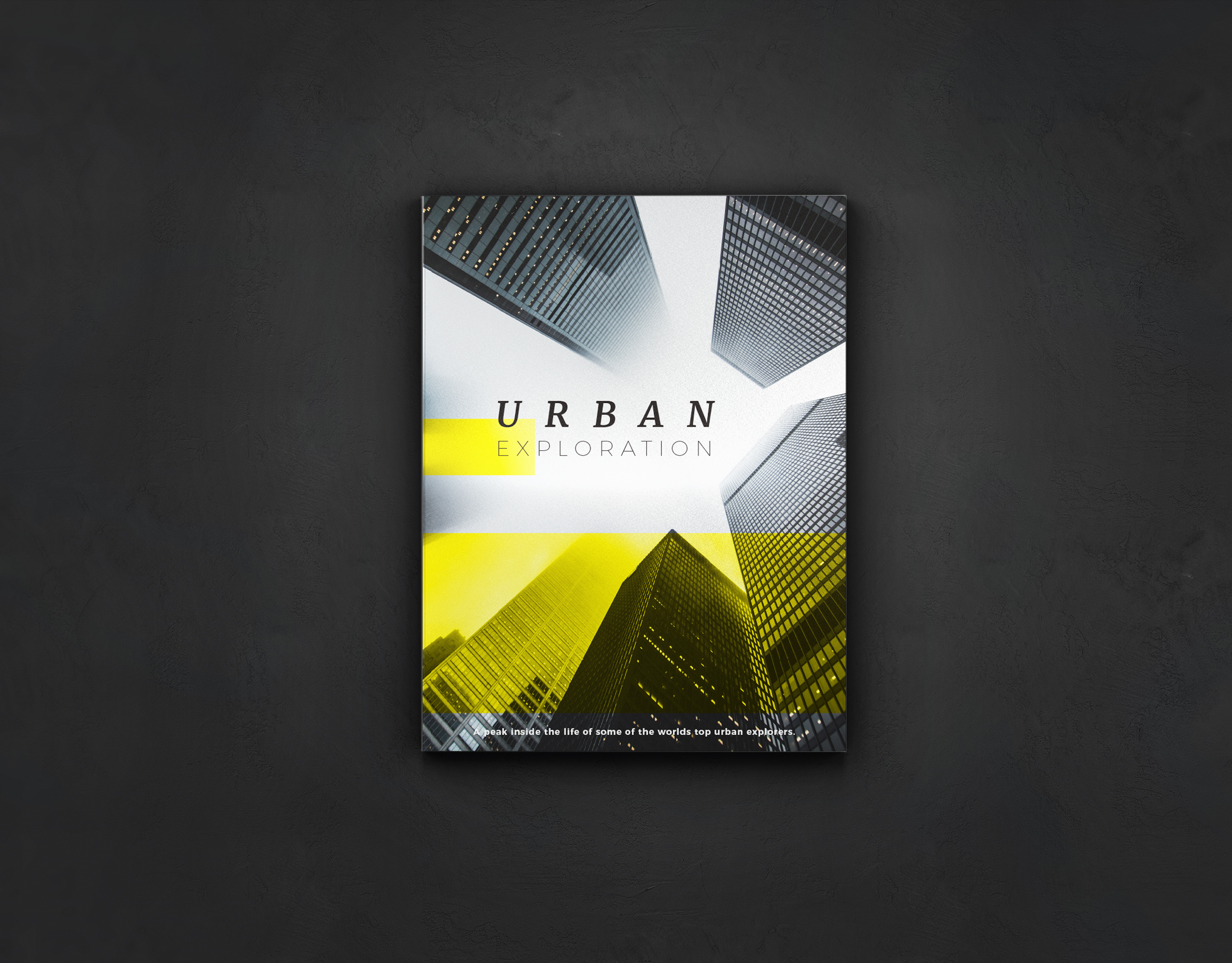  A custom magazine design. 