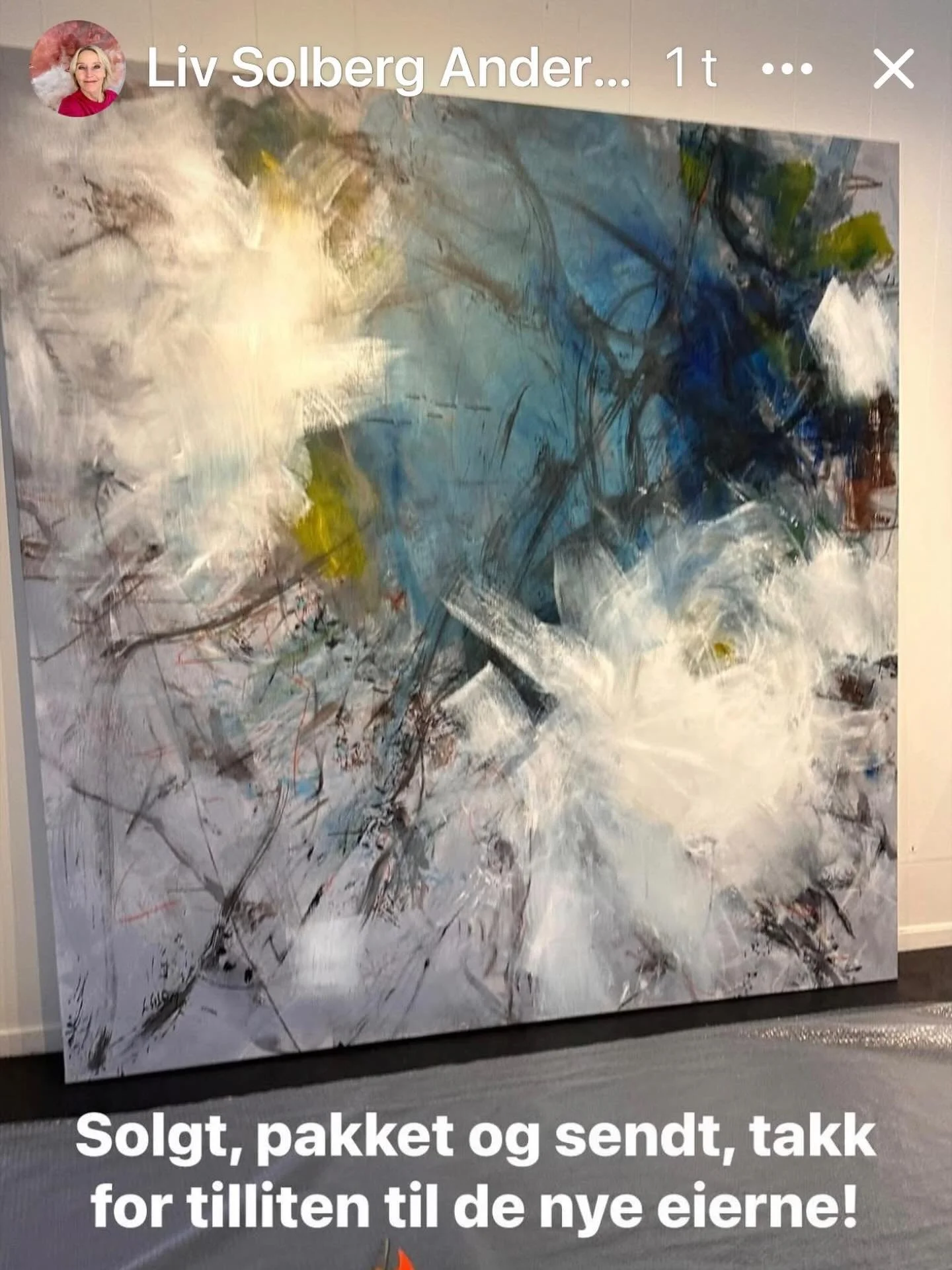 Solgt, pakket og sendt. Takk for tilliten til de nye eierne!👩🏻&zwj;🎨

#takkfortilliten #malerisolgt #paintingsold #atthegallery #artist