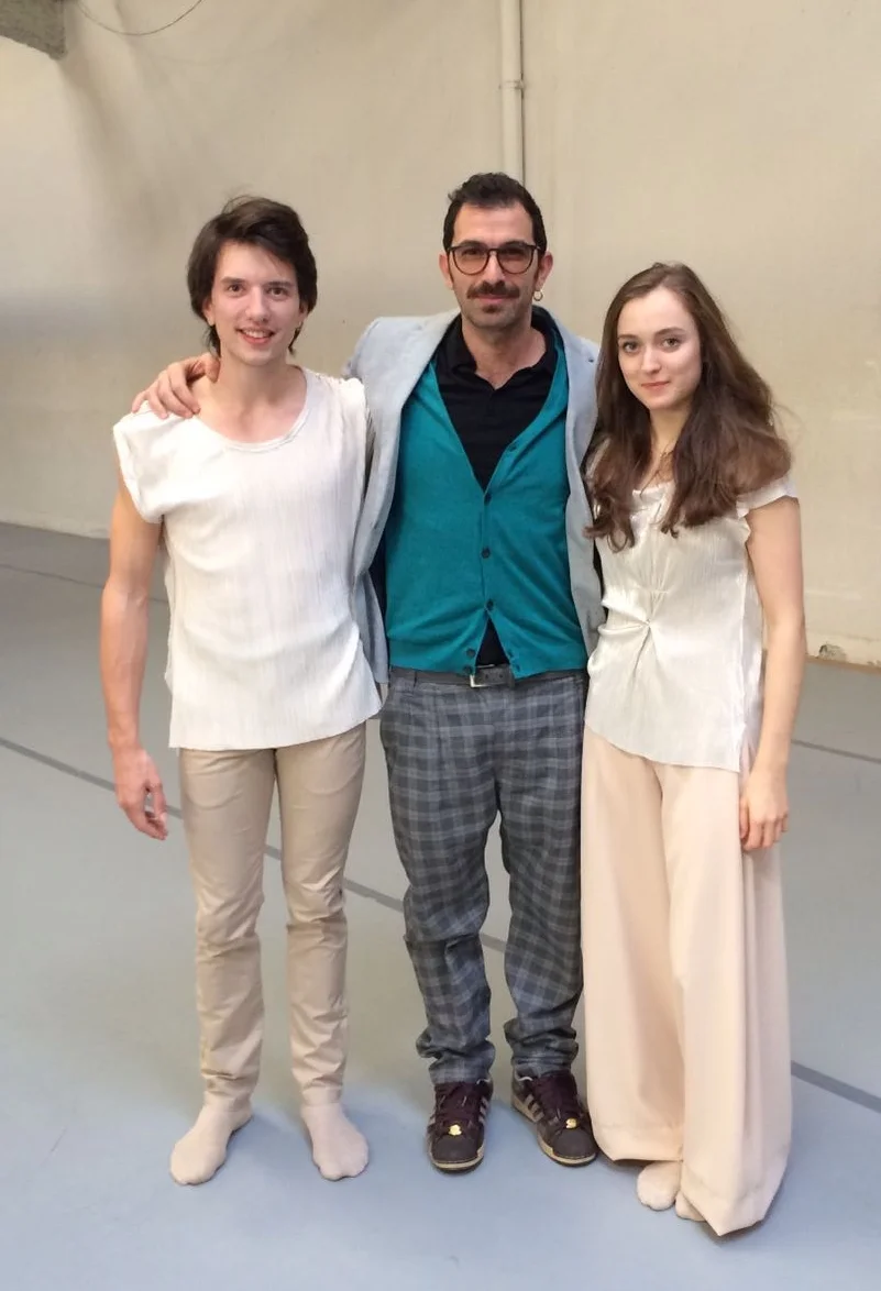 De gauche à droite: Dominic Bisson, Francesco Nappa, Otylia Gony