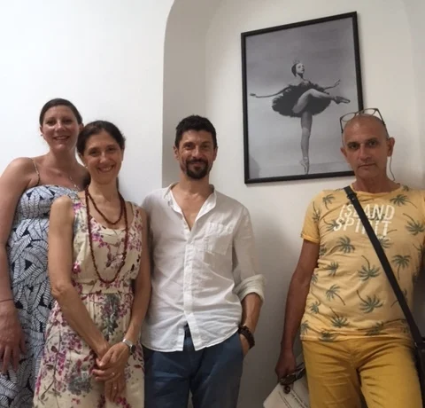 De gauche à droite : Hélène Bouchez, Paola Cantalupo, Marco Cantalupo, Maurice Courchay.
