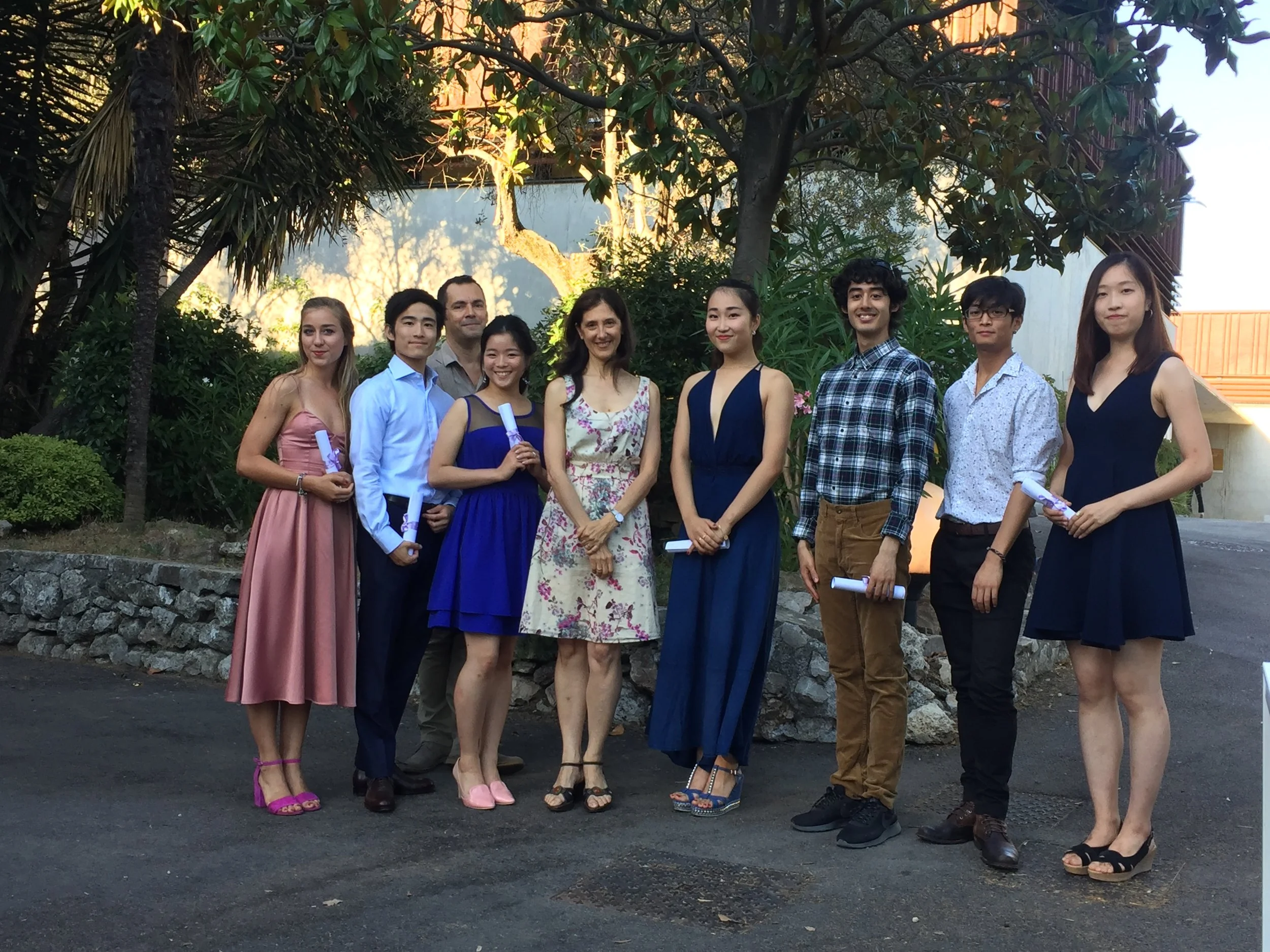 Natali Polgari, Hiroki Nunogaki, Pierre-Marie Quéré,Shiori Matsushima, Paola Cantalupo, Hinako Maetani, Milan Khanal, Mitsuru Ito, Norika Isomura.